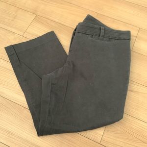 J.Crew Stretch City Fit Black Capri Pants